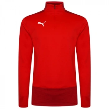 Puma Goal Training 1/4 zip - Puma Red / Chilli Red 656476 01