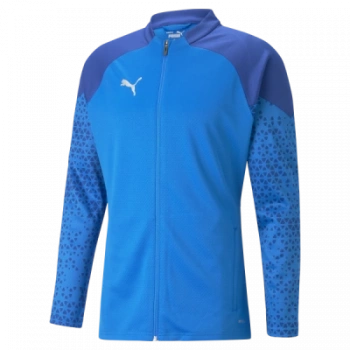 Puma Team Cup Antrenman Ceketi - 2023 - Elektrik Mavisi Limonata