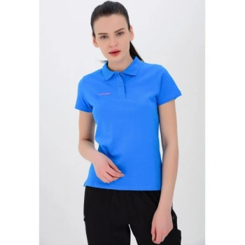 Tryon Verona Kadın Pamuklu Mavi Polo T-Shirt