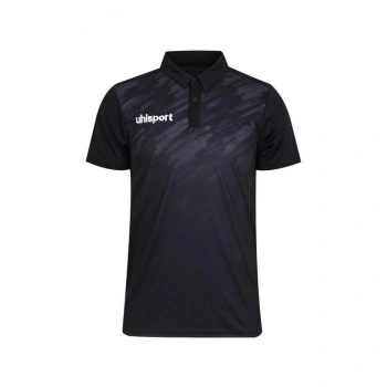 Uhlsport Brush Siyah Erkek Polo Yaka T-Shirt