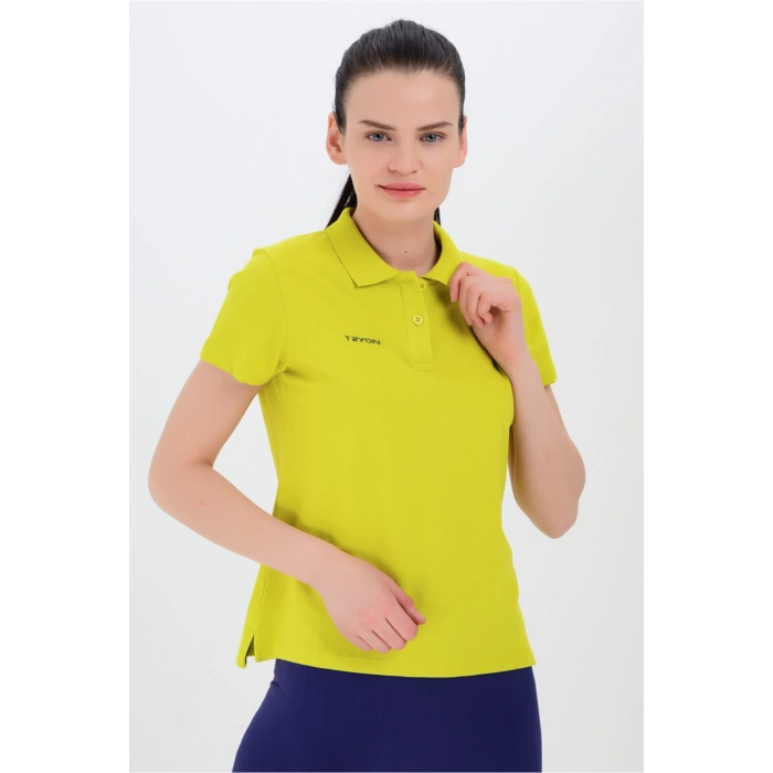 Tryon Verona Kadın Pamuklu Yeşil Polo T-Shirt