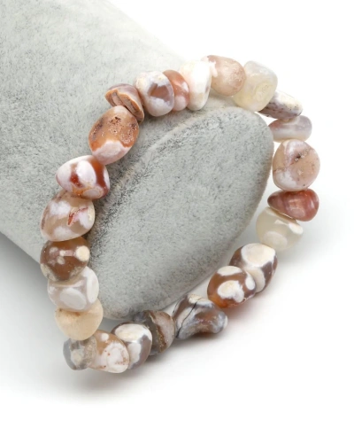 Akik Doğal Taş Bileklik 6 x 12 mm Özel Kesim