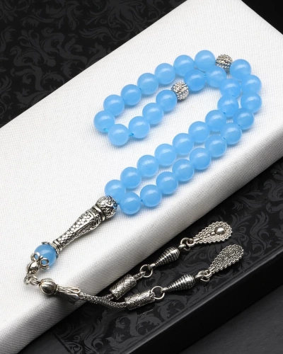 Akik DoğalTaş Tesbih 8 mm Küre Kesim