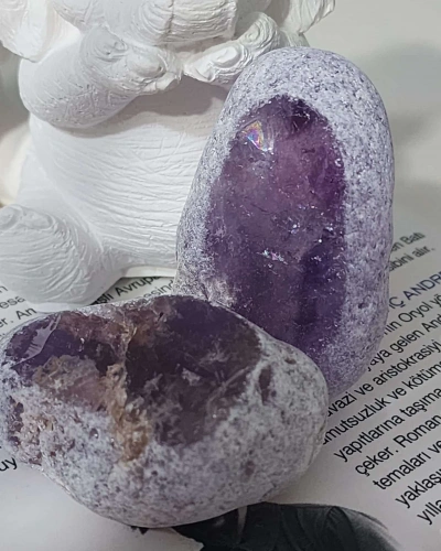 Ham Ametist Doğal Taş