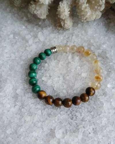 malakit sitrin kaplangözü bileklik