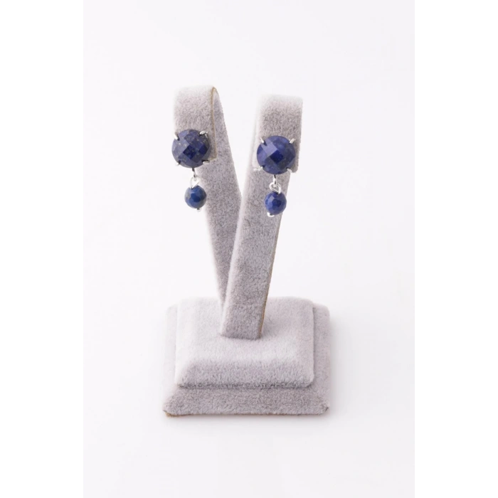 Lapis Lazuli Doğal Taş Küpe