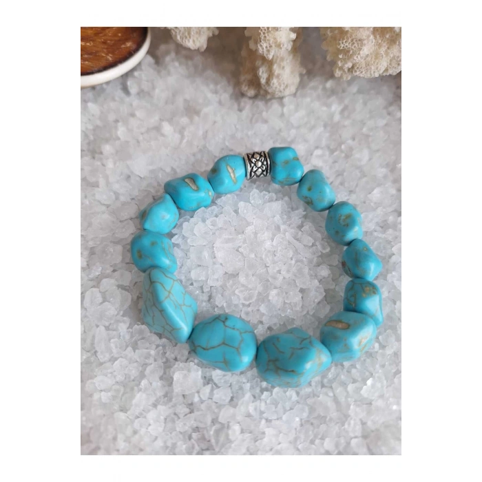 TURKUAZ BİLEKLİK DOĞAL TAŞ