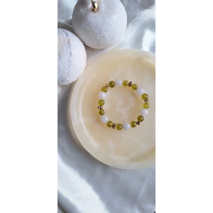 AY TAŞI VE YEŞİL NECEF BİLEKLİK