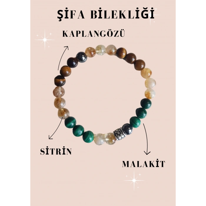 DOĞAL TAŞ ŞİFA BİLEKLİĞİ