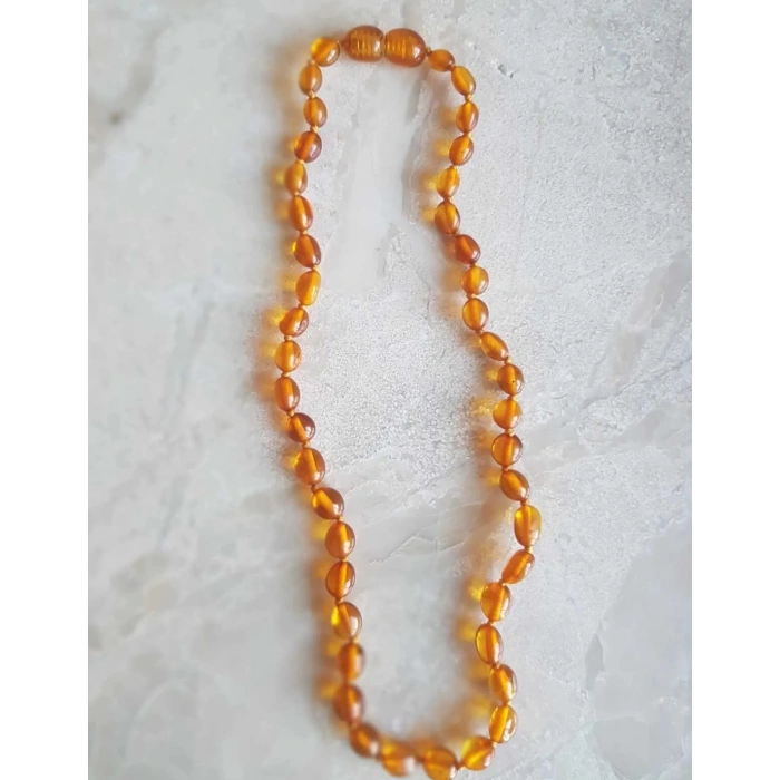 KEHRİBAR BEBEK KOLYE