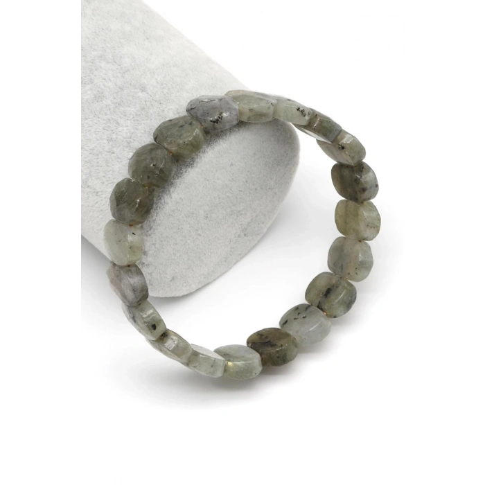 Labradorit Doğal Taş Bileklik 10 x 14 mm Özel Kesim