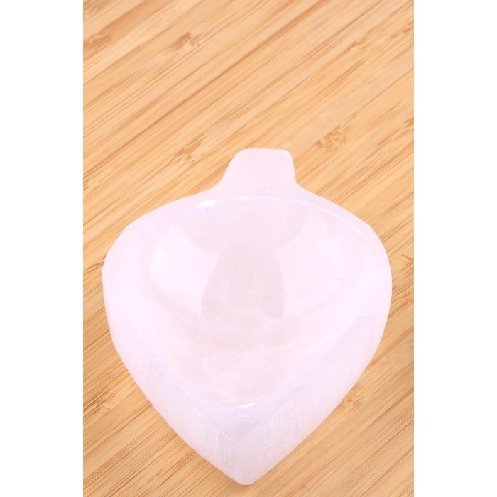 Selenit Doğal Taş Çanak Kase