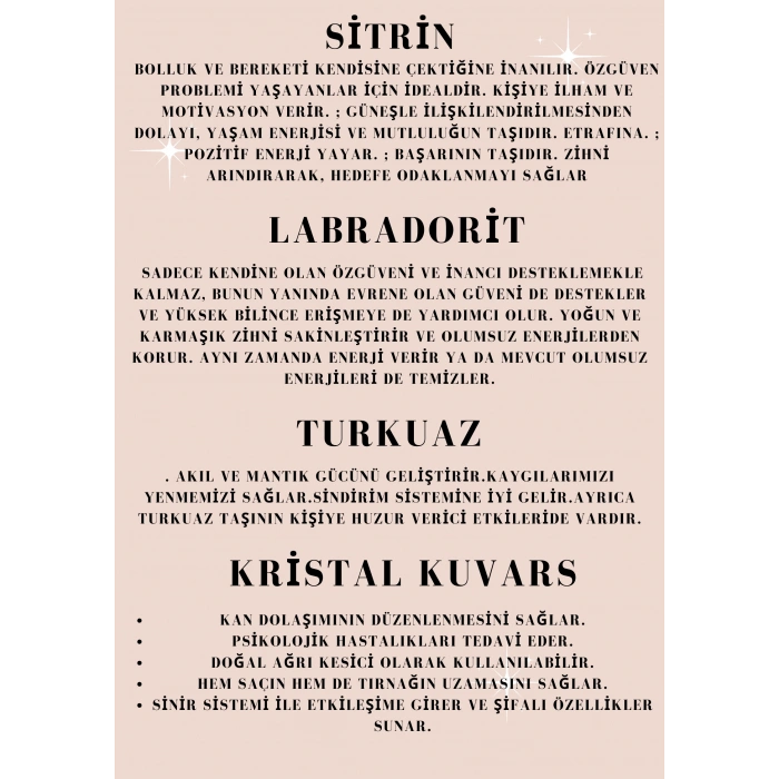 ŞİFA DOĞAL TAŞ BİLEKLİK