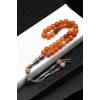 Orange Jade Doğal Taş Tesbih 8 mm Küre Kesim