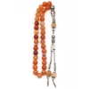 Orange Jade Doğal Taş Tesbih 8 mm Küre Kesim