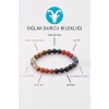 Oğlak Burcu Taşlarından Oluşan Doğal Taş Bileklik 8 mm Küre Kesim - Burç Bilekliği