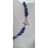 SODALİT VE LAPİS EL YAPIMI DOĞAL TAŞ KOLYE