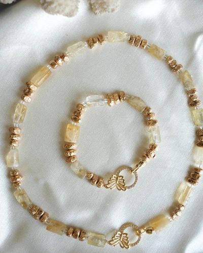 SİTRİN VE LAV TAŞI TAKIM