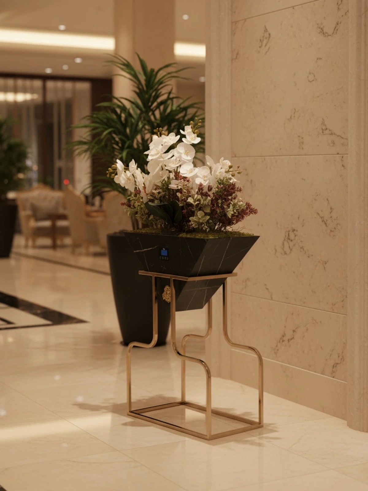 Üçken prizma Mermer desen aranjman Profesyonel Koku Makinesi