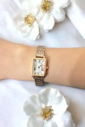 Atum Model Silver-Rose İçi Beyaz Kadın Kol Saati