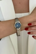 Hathor Model Silver İçi Mavi Kadın Kol Saati