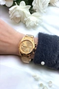 Ken Model Gold İçi Gold Çelik Kadın Kol Saati
