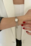 Nepit Model Beyaz İçi Beyaz Kadın Kol Saati