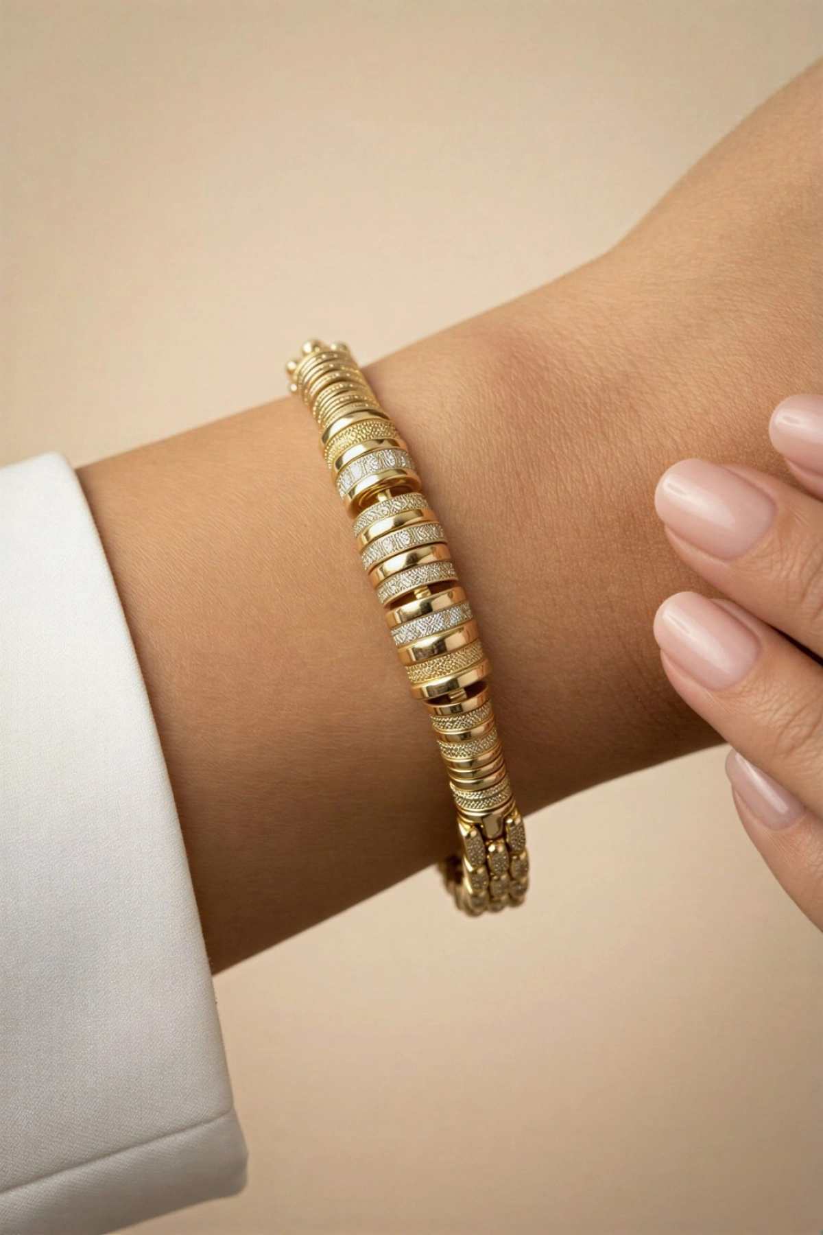 Siena Model Gold Altın Kaplama Bileklik