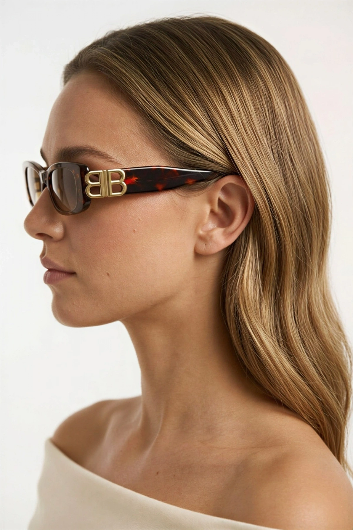 Dikdörtgen Model Leopar Kadın Güneş Gözlüğü