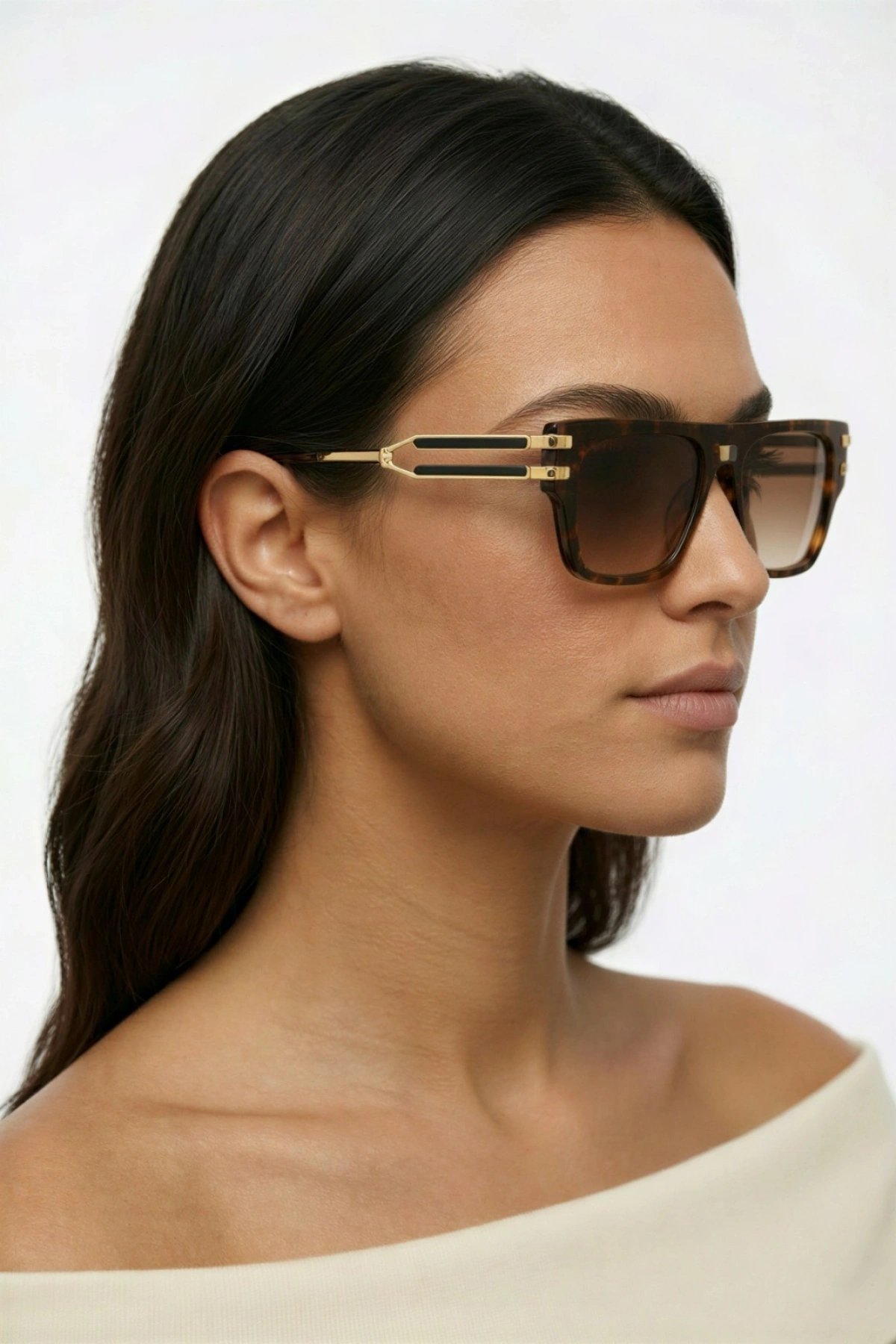 Çift Çizgi Model Kadın Güneş Gözlüğü