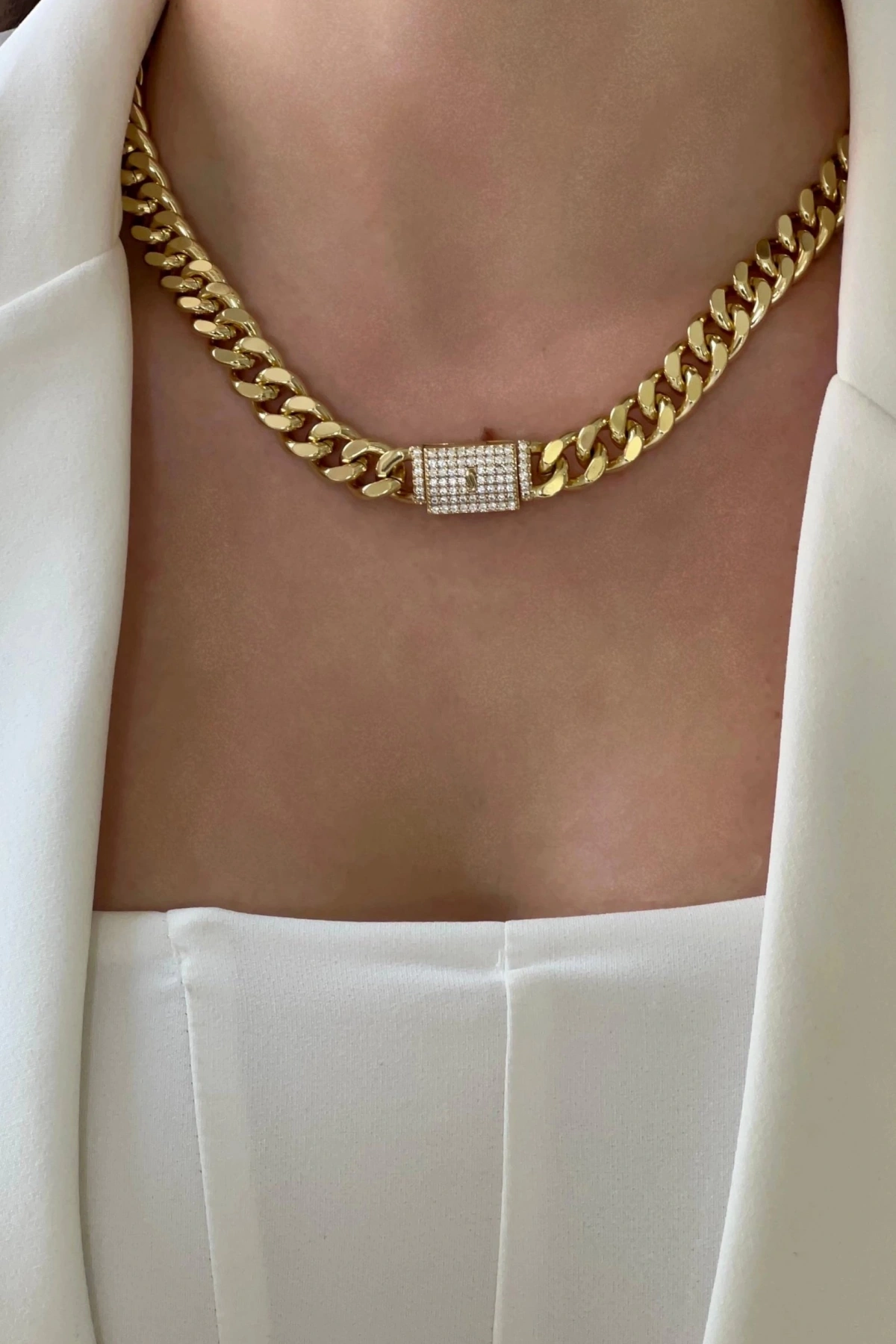 Taş Detay Gurmet Model Kolye ve Bileklik Set