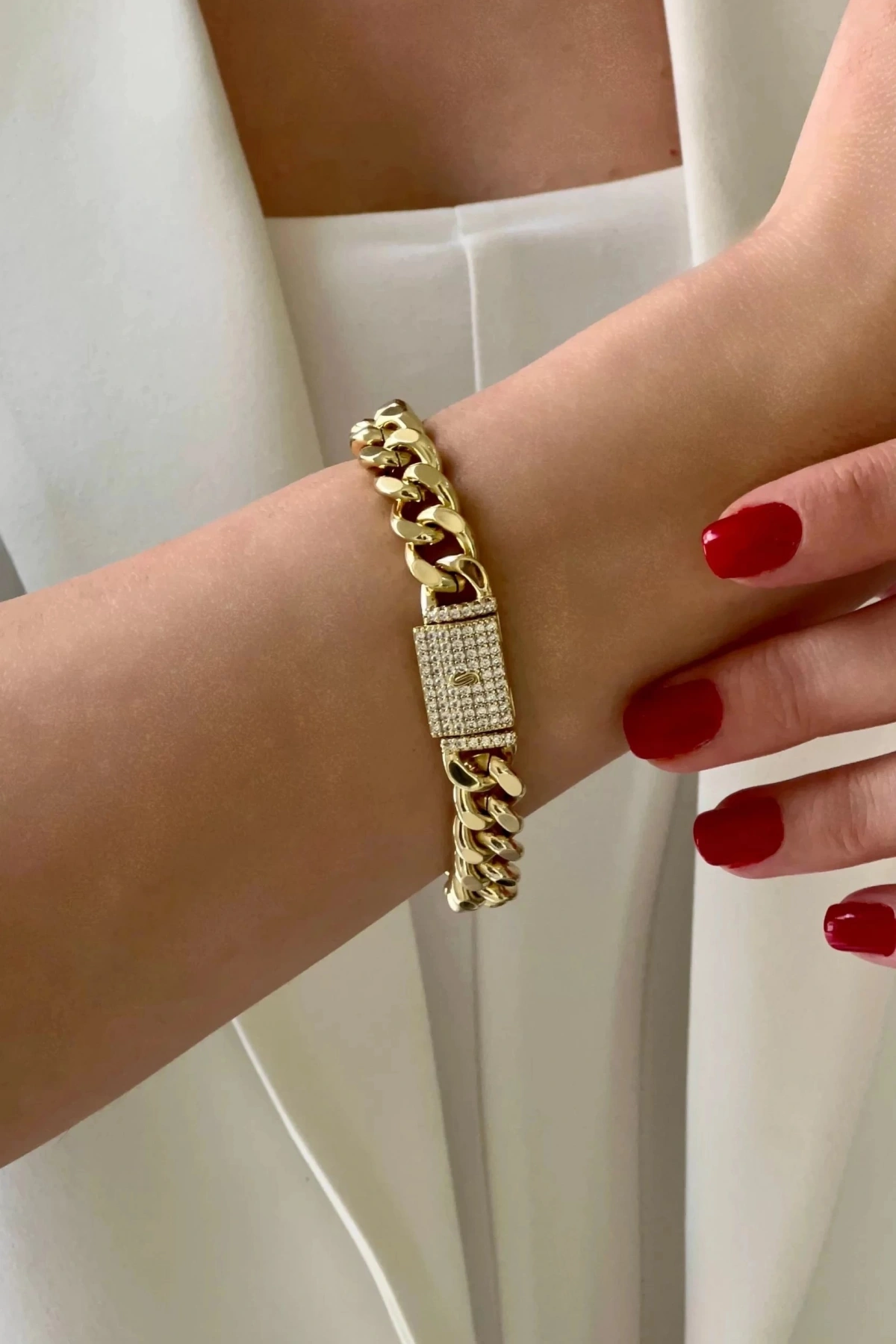 Taş Detay Gurmet Model Kolye ve Bileklik Set