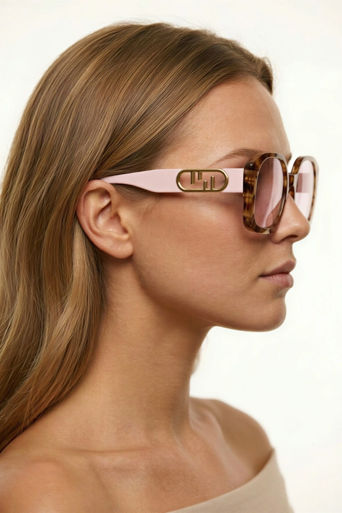 Pembe Leopar Kadın Güneş Gözlüğü