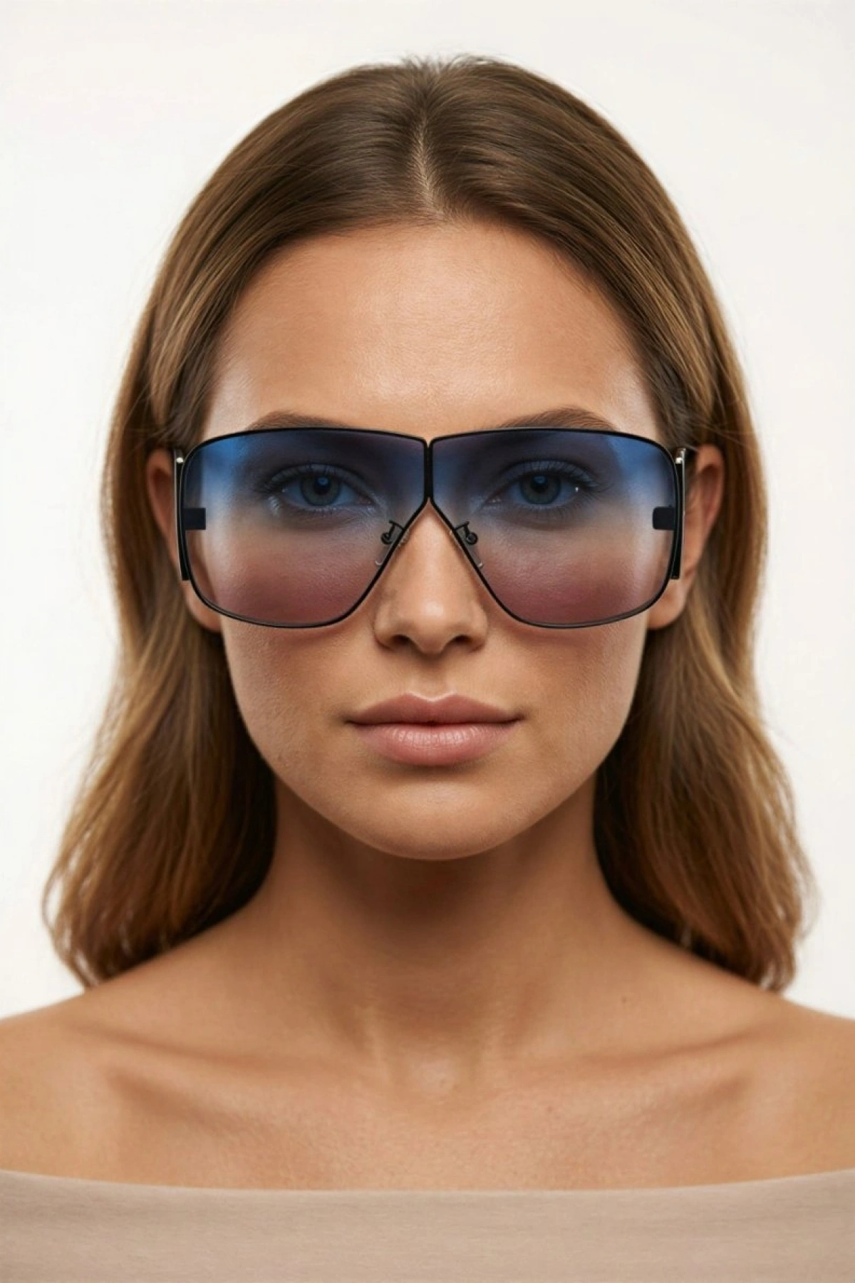 Geniş Cam Kadın Güneş Gözlüğü