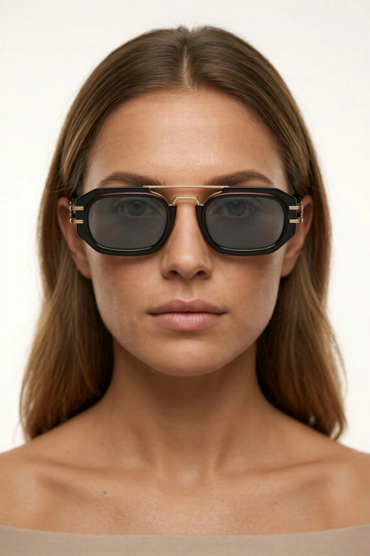 Bordo Detay Kadın Güneş Gözlüğü