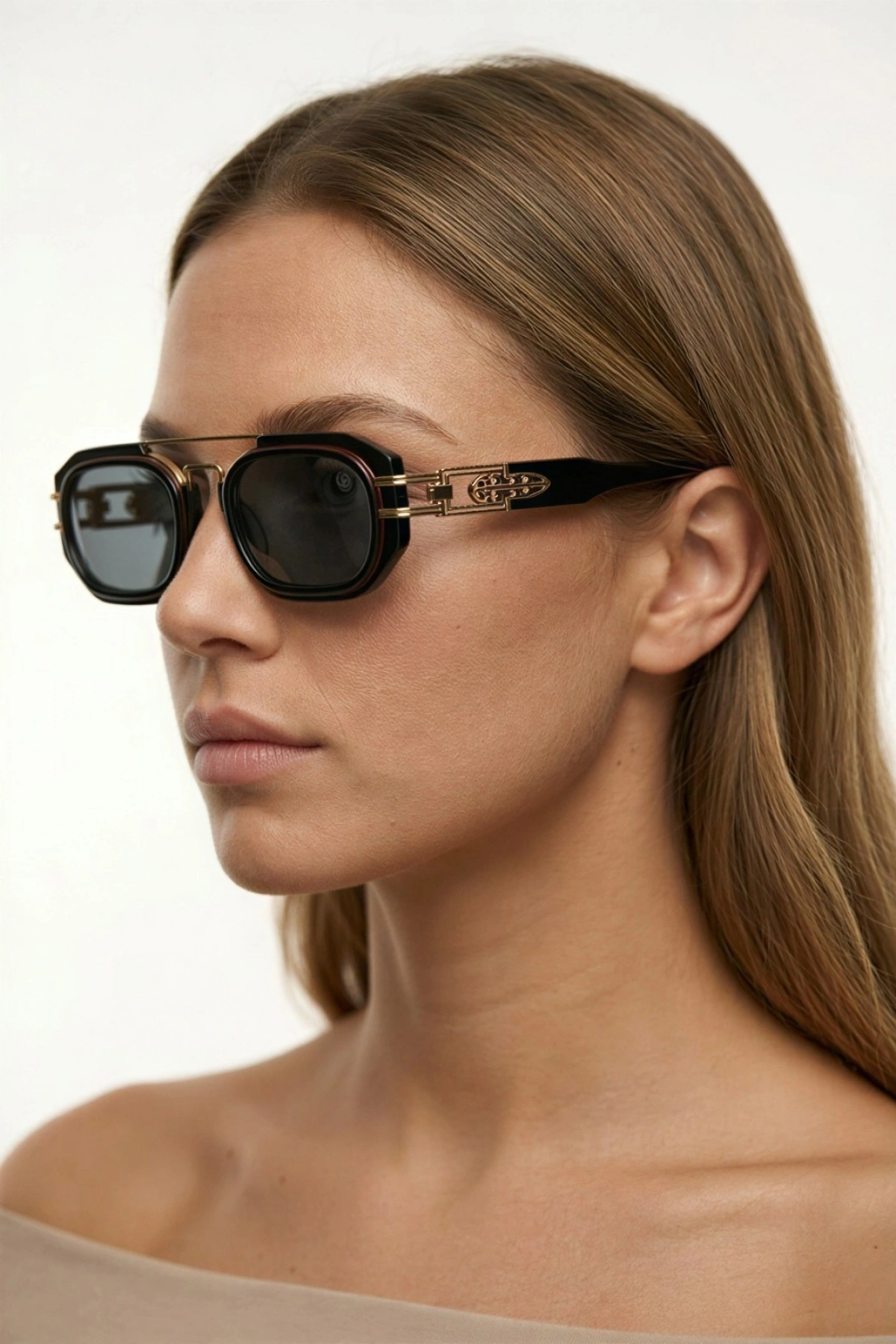 Bordo Detay Kadın Güneş Gözlüğü