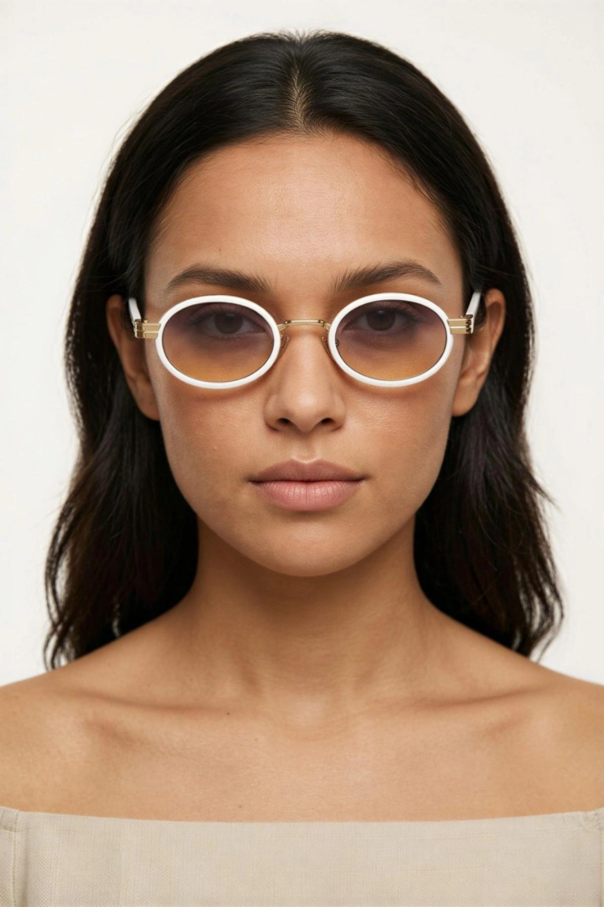 Oval Renkli Kadın Güneş Gözlüğü