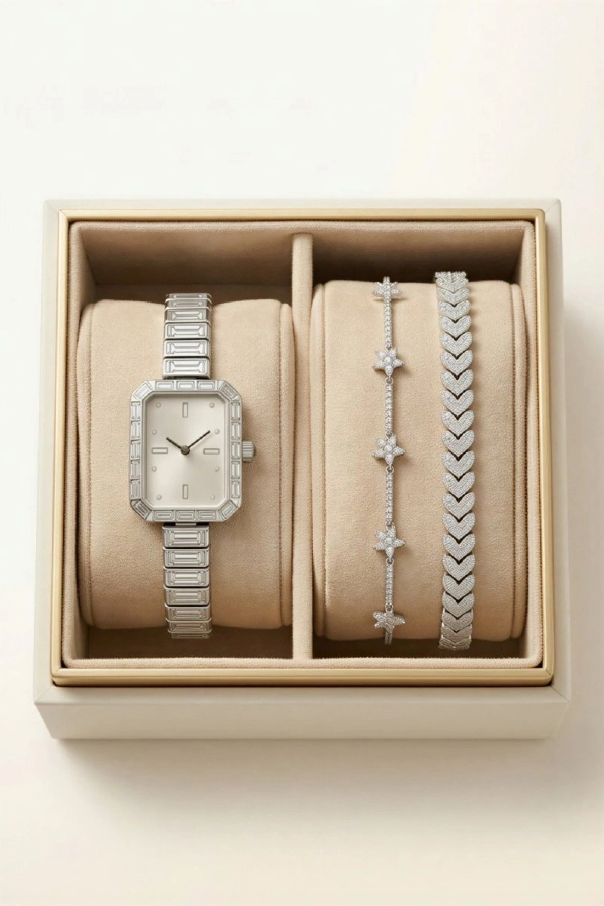 Baget Taş Kombin Kadın Kol Saati