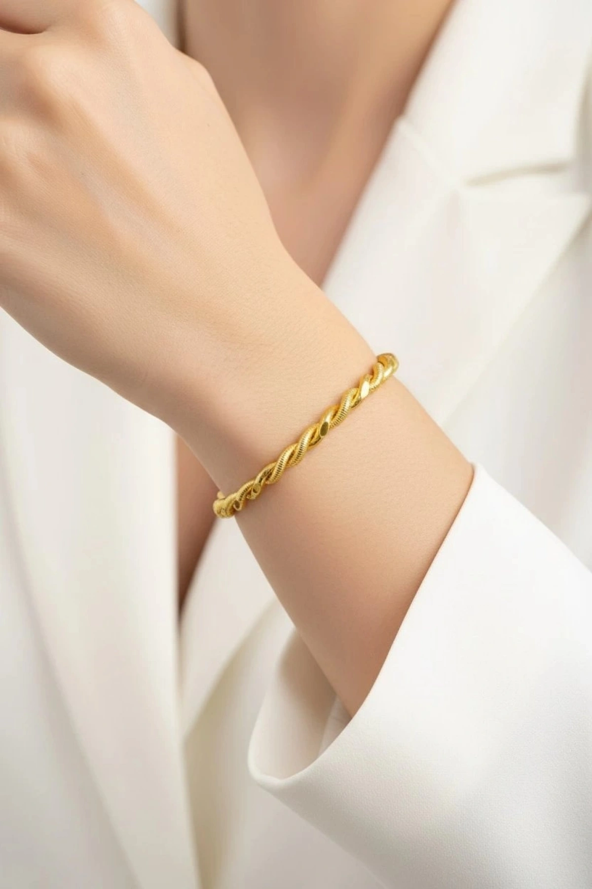 Burma Model Gold Altın Kaplama Bilezik