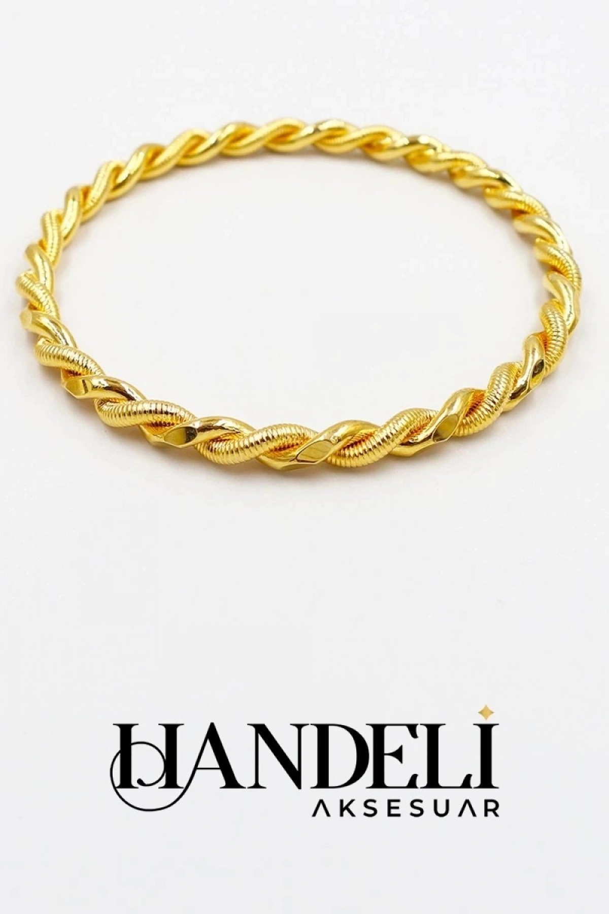 Burma Model Gold Altın Kaplama Bilezik