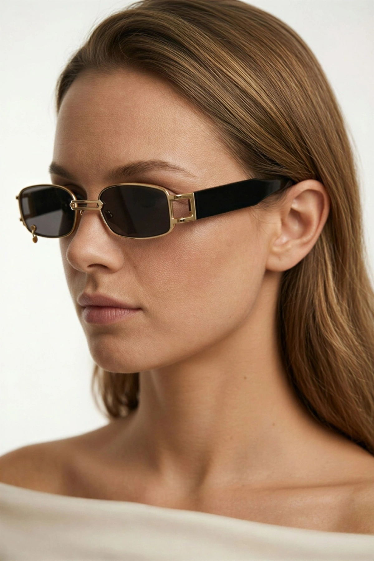 Siyah Charm Kadın Güneş Gözlüğü