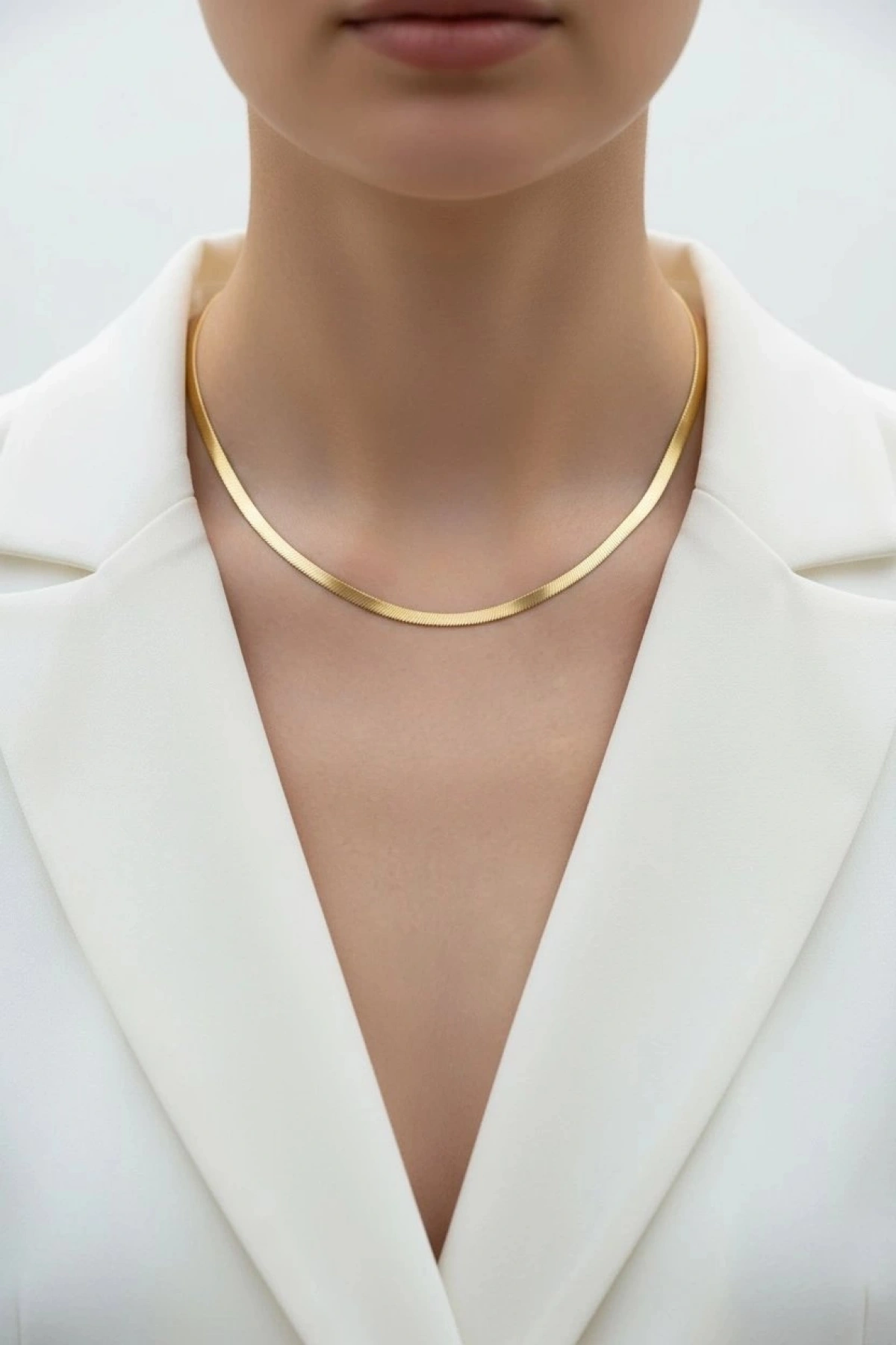 İtalyan Zincir Gold Altın Kaplama Kolye