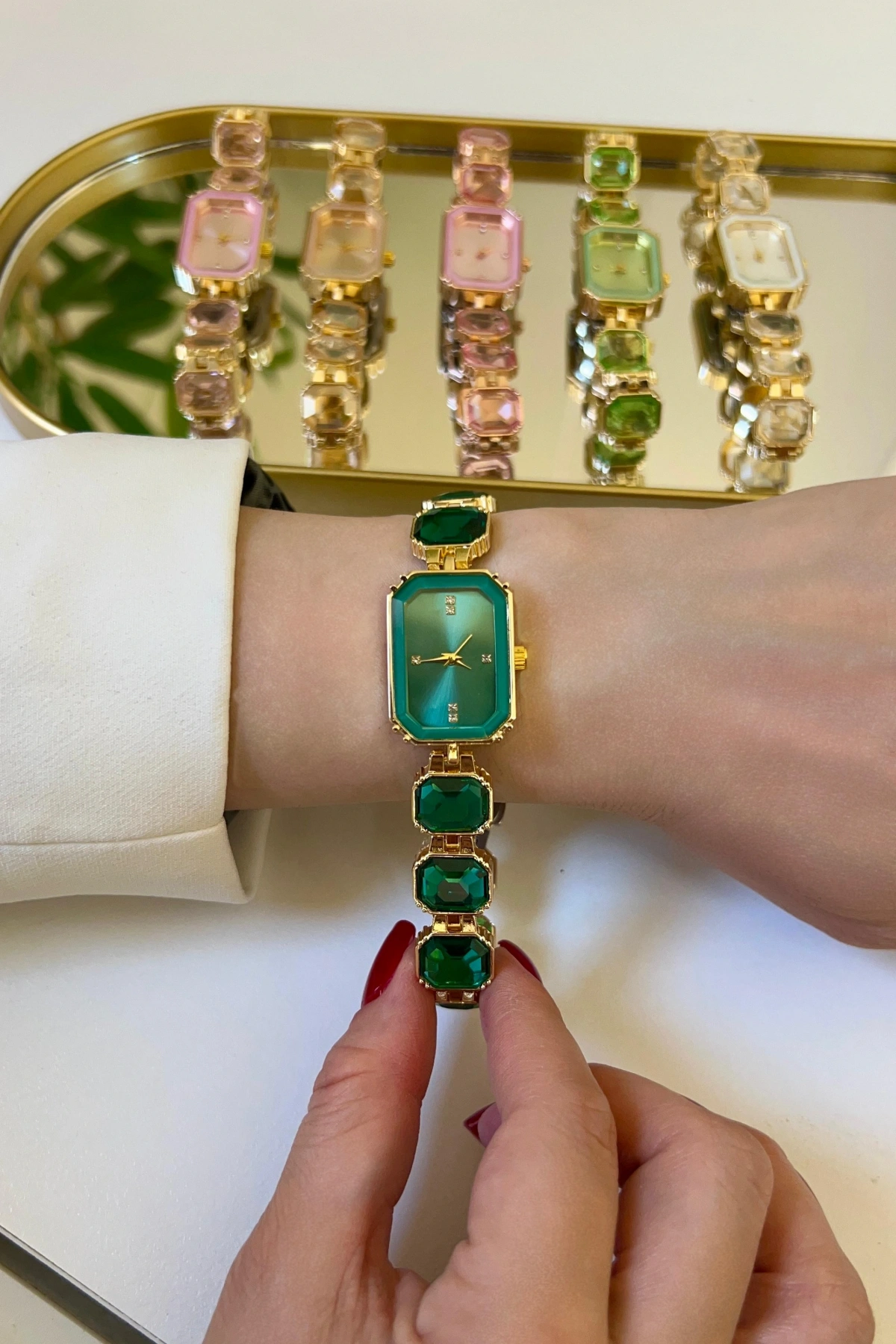 Zeus Model Haki İçi Haki Kadın Kol Saati