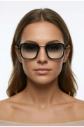 Kare Model Yarı Saydam Kadın Güneş Gözlüğü