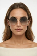 Çokgen Kadın Güneş Gözlüğü