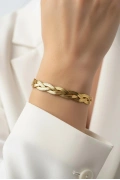 Sarma İtalyan Zincir Model Gold Altın Kaplama Bileklik
