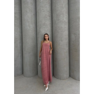 Piliseli uzun elbise