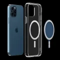 Iphone 12 Pro Max Dayanıklı Manyetik Şeffaf Kılıf (MAGSAFE UYUMLU)