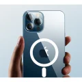 Apple Iphone 12 6,1 Inç Magesafe Özellikli Silikon Şeffaf Kılıf-kapak