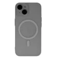 İphone 13-14 Tuna Buzlu Sert İnce Magsafe Telefon Kılıfı Gri